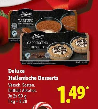 Deluxe Italienische Desserts