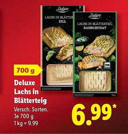 Deluxe Lachs in Blätterteig
