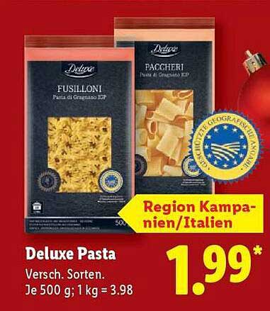 Deluxe Pasta - Fusilli und Paccheri, 500 g