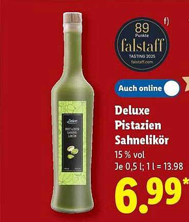 Deluxe Pistazien Sahnelikör