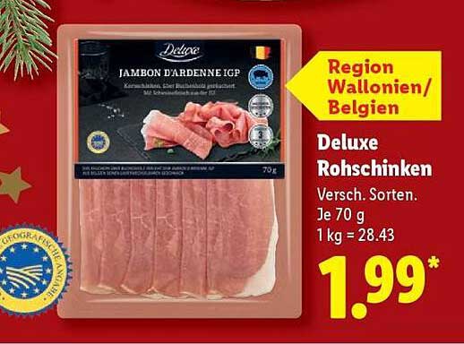 Deluxe Rohschinken 70 g