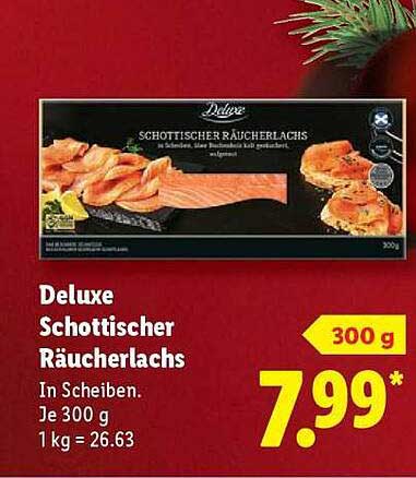 Deluxe Schottischer Räucherlachs