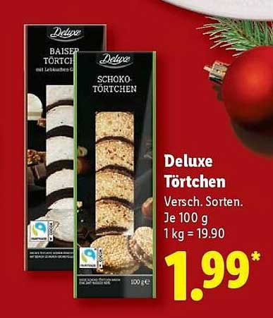 Deluxe Törtchen Versch. Sorten