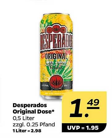 Desperados Original Dose 0,5 Liter
