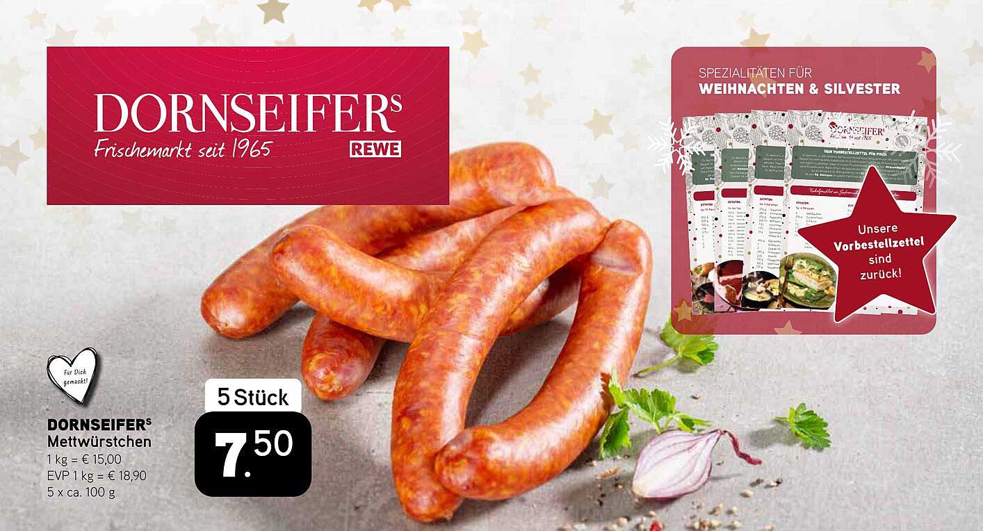 DORNSEIFERS® Mettwürstchen 5 Stück