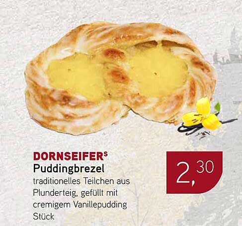 Dornseifers Puddingbrezel - traditionelles Teilchen aus Plunderteig