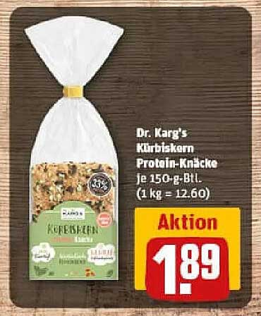Dr. Karg's Kürbiskern Protein-Knäcke 150 g