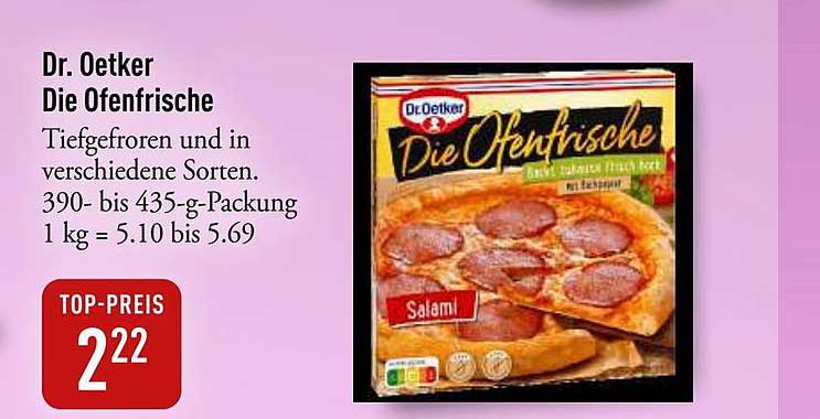 Dr. Oetker Die Ofenfrische