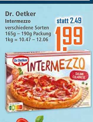 Dr. Oetker Intermezzo - verschiedene Sorten (165g - 190g Packung)