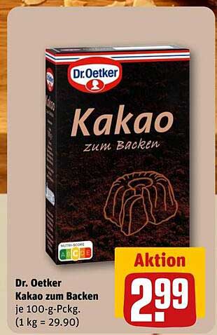 Dr. Oetker Kakao zum Backen 100 g