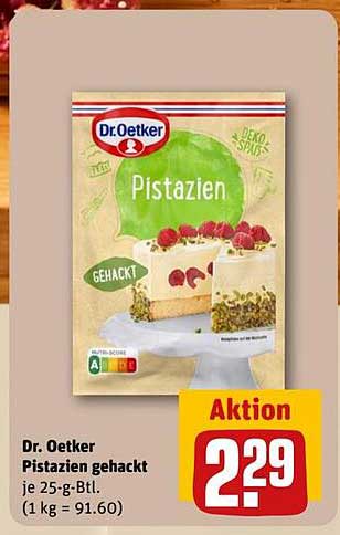Dr. Oetker Pistazien gehackt - 25 g