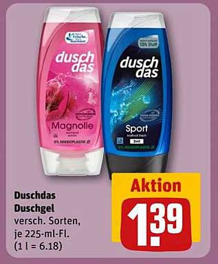 Duschdas Duschgel 225 ml (verschiedene Sorten)