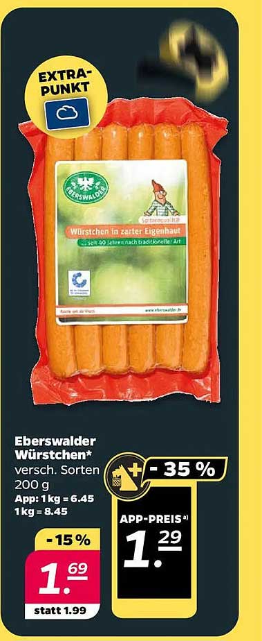 Eberswalder Würstchen, verschiedene Sorten, 200 g