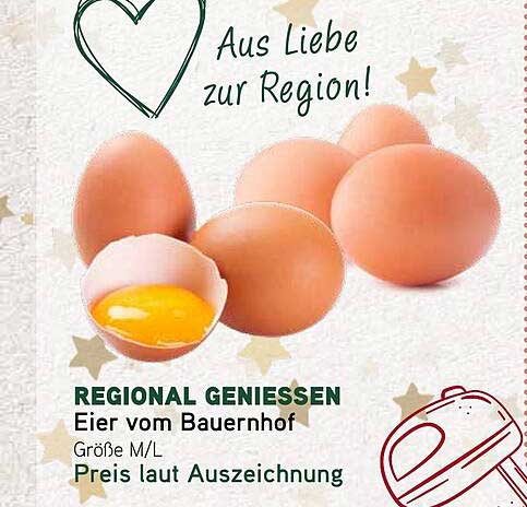 Eier vom Bauernhof - Regional Genießen