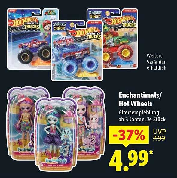Enchantimals/Hot Wheels - Spielzeug für Kinder