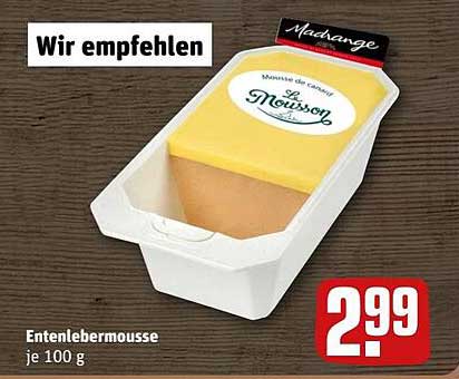 Entenlebermousse je 100 g