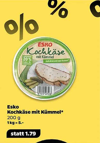 Esko Kochkäse mit Kümmel 200 g