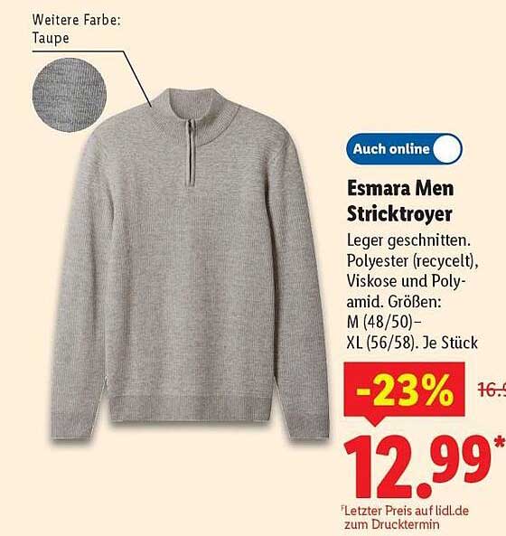 Esmara Men Stricktroyer