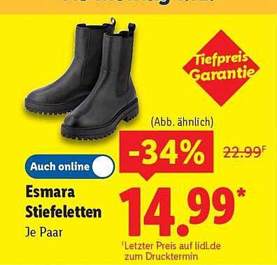 Esmara Stiefeletten Je Paar
