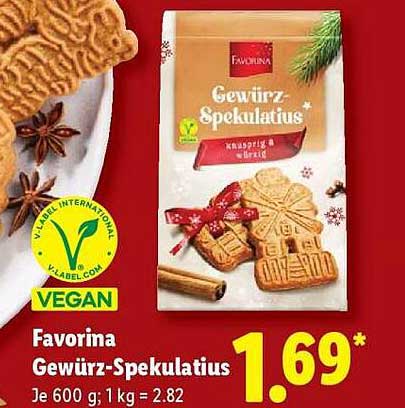 Favorina Gewürz-Spekulatius