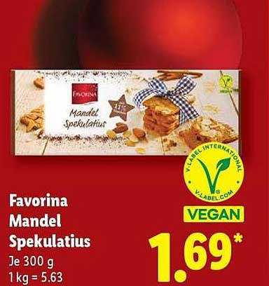 Favorina Mandel Spekulatius 300 g