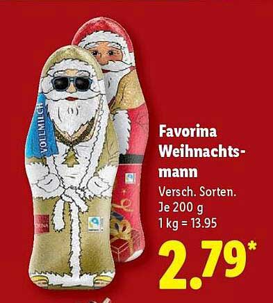 Favorina Weihnachtsmann 200 g
