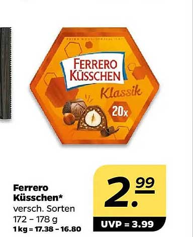 Ferrero Küsschen Klassik 20x172-178g