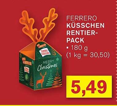 FERRERO KÜSSCHEN RENTIER-PACK - 180 g