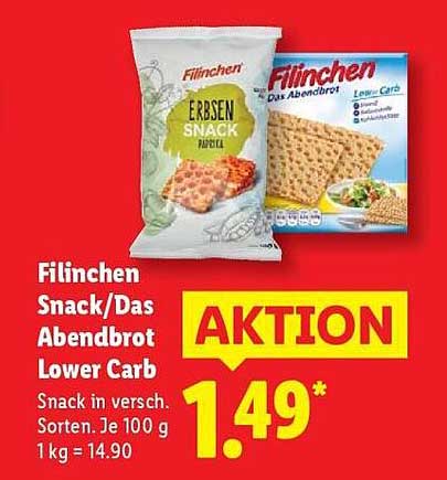 Filinchen Snack/Das Abendbrot Lower Carb