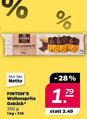 FINTON'S Wellen spritz Gebäck 250 g