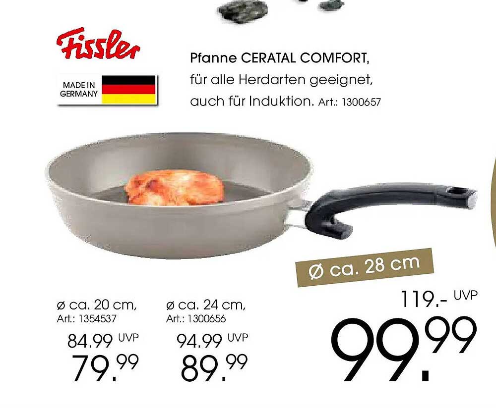 Fissler Pfanne CERATAL COMFORT, Ø ca. 28 cm