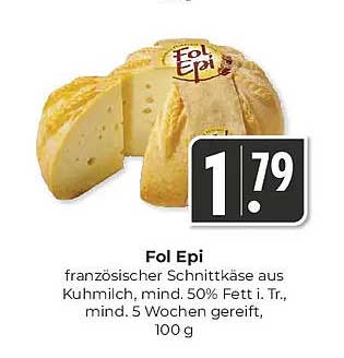 Fol Epi - französischer Schnittkäse aus Kuhmilch