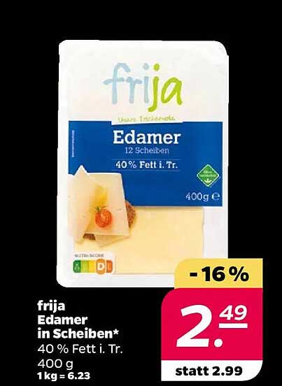frija Edamer in Scheiben 400 g