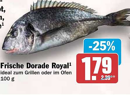 Frische Dorade Royal - ideal zum Grillen oder im Ofen