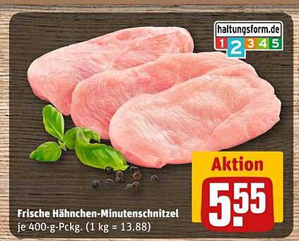 Frische Hähnchen-Minutensteaks je 400-g-Pckg.