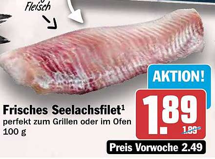 Frisches Seelachsfilet - perfekt zum Grillen oder im Ofen