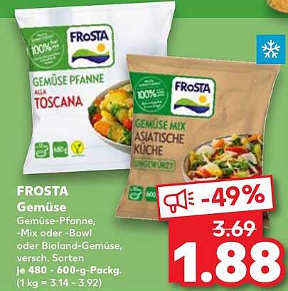 FROSTA Gemüse Mix Asiatische Küche 600 g - Jetzt sparen!