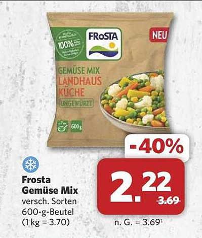 Frosta Gemüse Mix - Landhaus Küche 600 g
