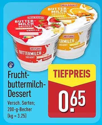 Fruchtbuttermilch-Dessert von Milsani - Verschiedene Sorten