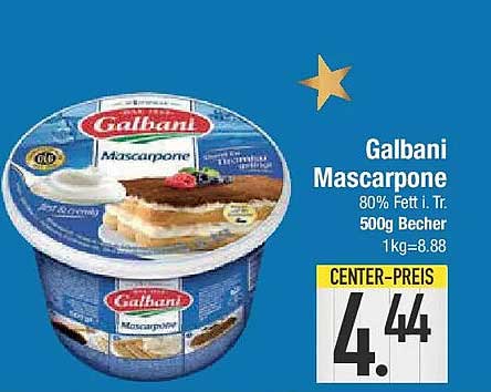 Galbani Mascarpone 500g Becher