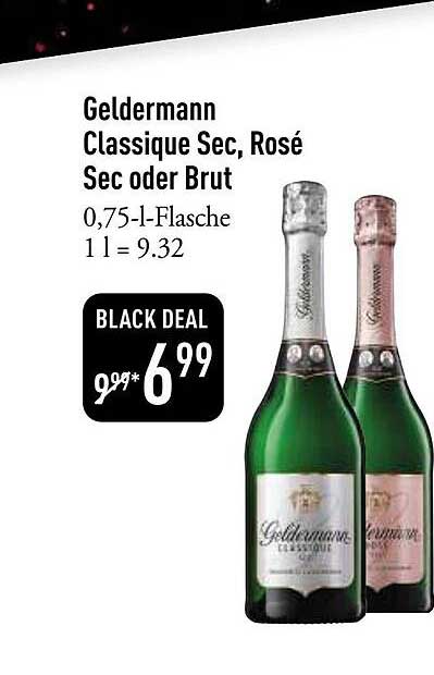 Geldermann Classique Sec, Rosé Sec oder Brut - 0,75 l-Flasche