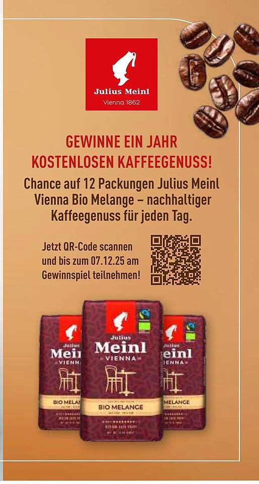 GEWINNE EIN JAHR KOSTENLOSEN KAFFEEGENUSS!