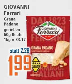 GIOVANNI Ferrari Grana Padano gerieben 60g
