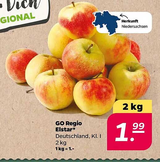 GO Regio Elstar Äpfel 2 kg