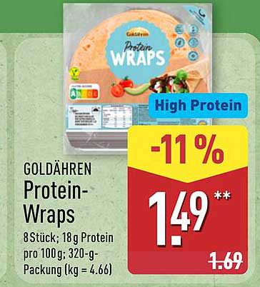 GOLDÄHRN Protein-Wraps