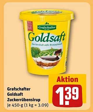 Grafschafter Goldsaft Zuckerrübensirup 450-g