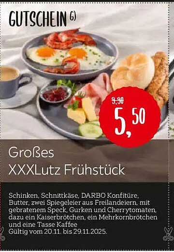 Großes XXXLutz Frühstück