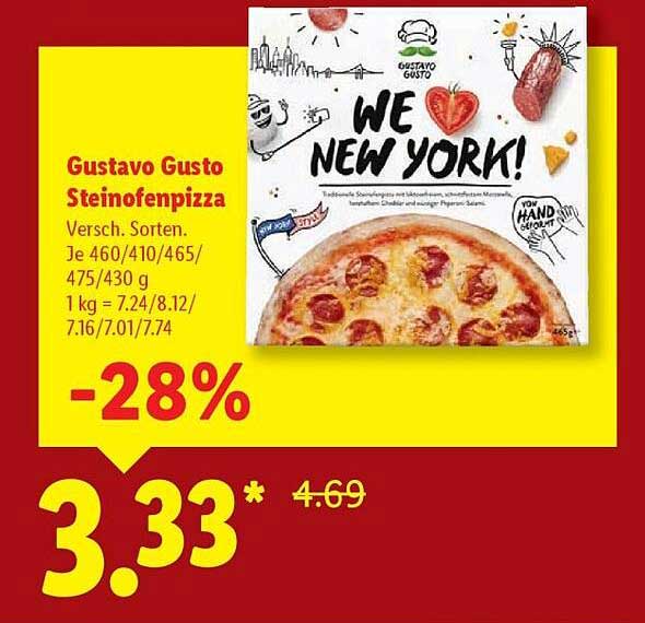 Gustavo Gusto Steinofenpizza - WE NEW YORK!
