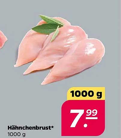 Hähnchenbrust* 1000 g