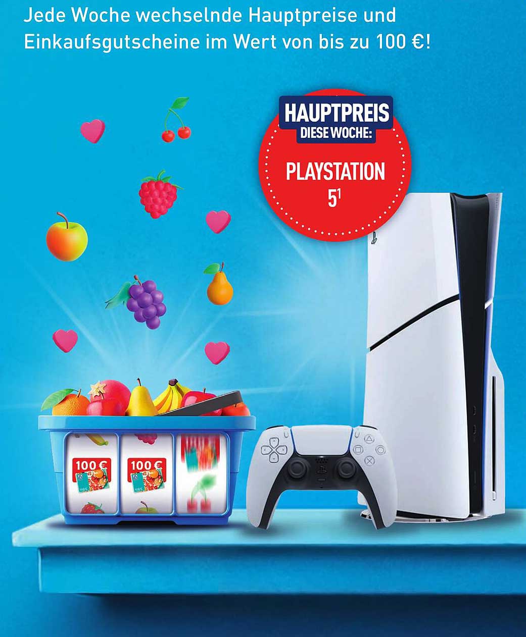 Hauptpreis diese Woche: PLAYSTATION 5